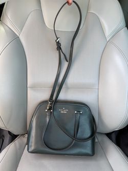 Kate Spade Dark Green Leather Crossbody Bag