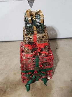 Lighted 28 Inch Gift Boxes