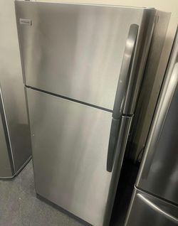 Frigidaire Top Freezer Refrigerator Stainless Steel