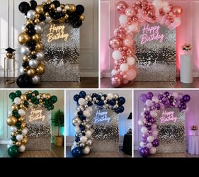 Balloon backdrops