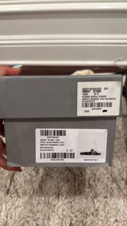 Balenciaga Black Slides