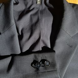 Express Midnight Blue Suit Jacket