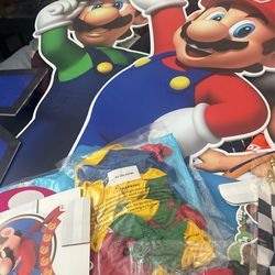 All Kinds Of Stuff For A Super Mario Birthday Party.