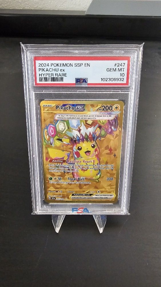 PSA 10 - Surging Sparks PIKACHU ✨️