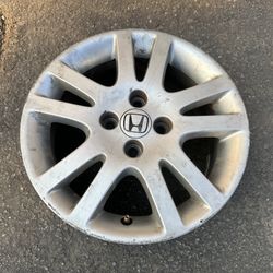 One 01-03 Honda civic 15 inch aluminum wheel 4x100mm