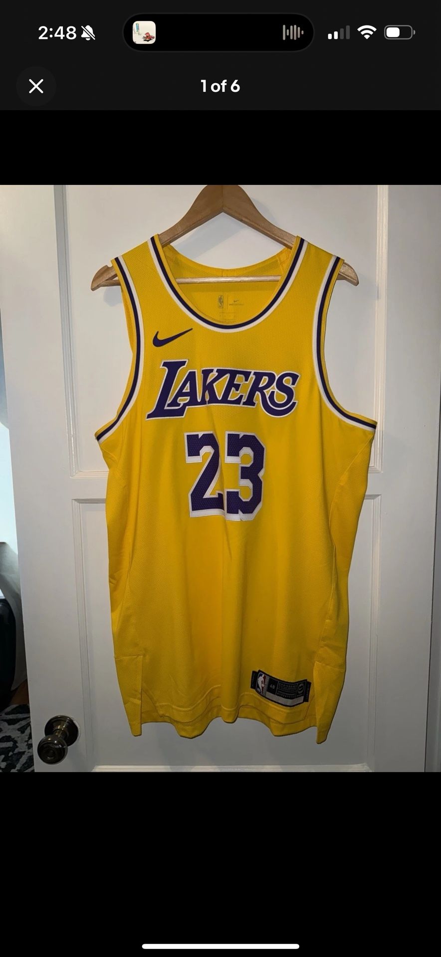 LeBron James Lakers Jersey Authentic