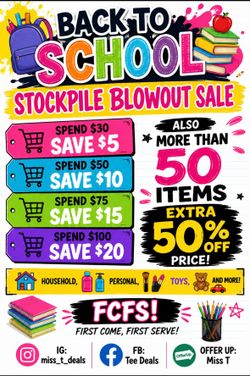 Stockpile sale