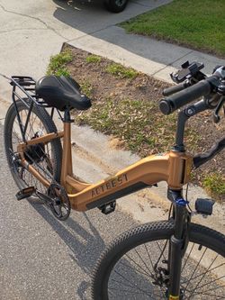 Electric bike with display