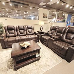 Power Reclining Sofa Or Love Seat $1299 Each Your Choice 