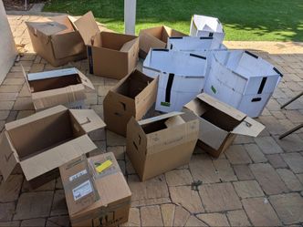 moving or storage boxes