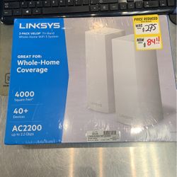 Linksys 2-pack Velop Whole Home Coverage 