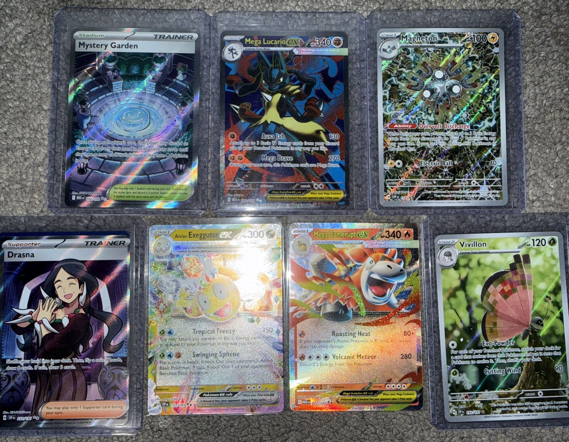 Pokémon cards NM, Mega Lucario EX Mega evolution - not free