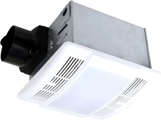 Akicon Bathroom Exhaust Fan, Ultra Quiet 90 CFM 1.5 Sones Ventilation LED Fan