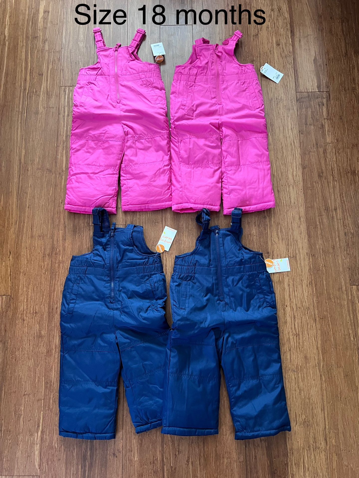 Baby Snow Bibs Size 18 Months