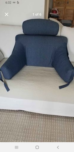 Reading Pillow, Bed Pillow With Armrest And Slipcover