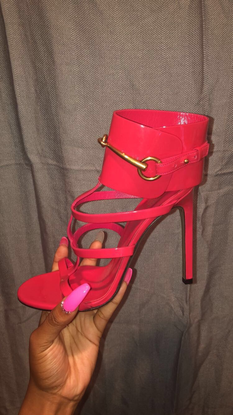 Pink Gucci Heels