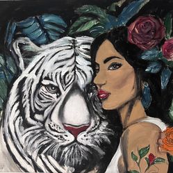Painting Of A Tiger 