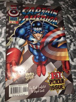 Captain America comic book