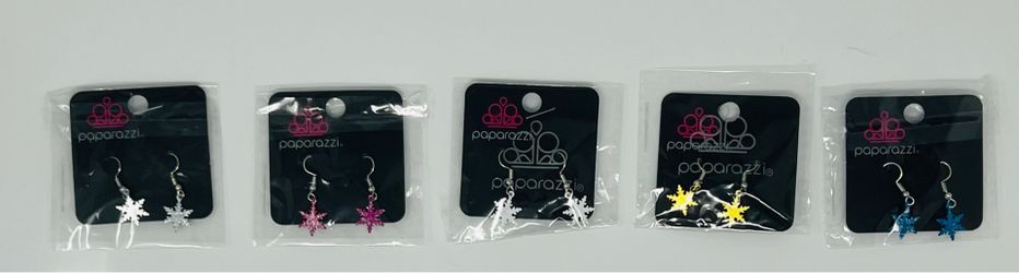 Children’s snowflake earrings