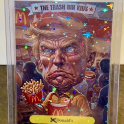 2025 The Trash Bin Kids ~ Donald Trump Trading Card ~ Not The Garbage Pail Kids GPK