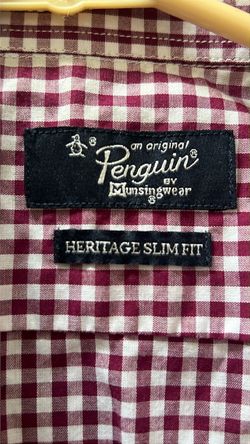 Original Penguin Heritage Slim Fit Gingham Shirt