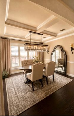 dining table with chairs