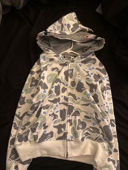 White Double Hooded Bape