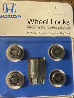 Honda wheel locks. Never used