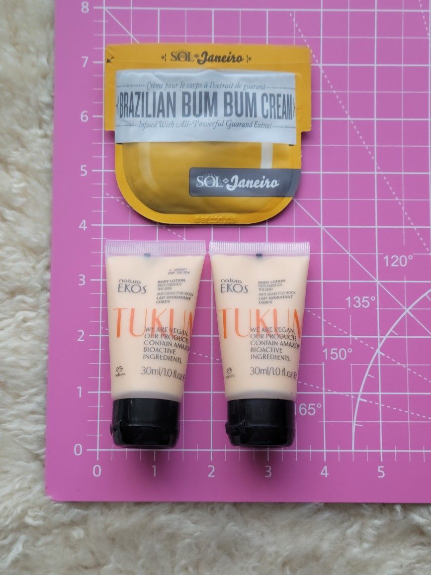 2 x Natura EKOS TUKUMÃ BODY LOTIONS + SDJ FREEBIE