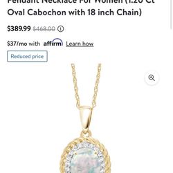 Opal YellowGold necklace. GSK 14 K. 