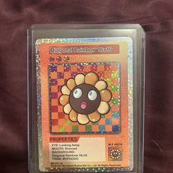 108Flowers Takashi Murakami Diagonal Rainbow 16x16 card
