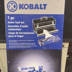 Kobalt 7pc Tool Set Included Hammer 
