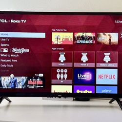 32” TCL Roku TV