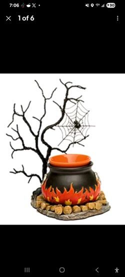 Scentsy Hocus Pocus Warmer & Wax Bar Retired Halloween Cauldron