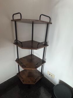 4 Tier Corner Shelf Rack