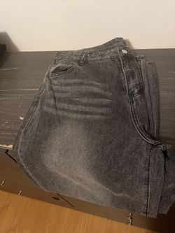 Grey Washed-out Denim Jeans