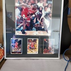 Michael Jordan Framed Memorabilia Upper Deck