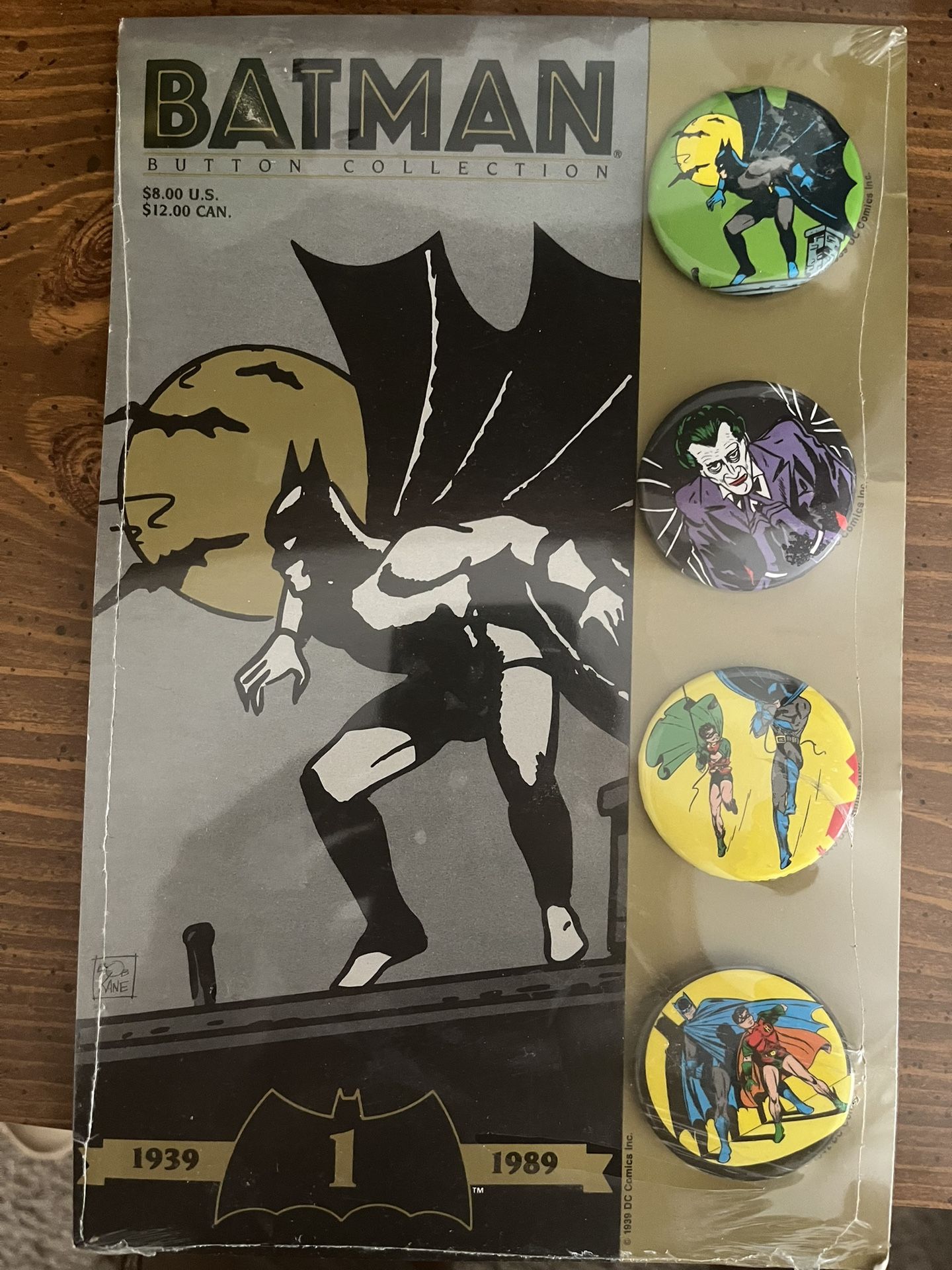 Batman button collection