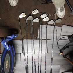 A Set Of Ben Hogan Golf Clubs