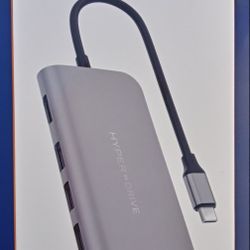 Hyper Drive Power 9-In-1 USB-C HUB Brand New