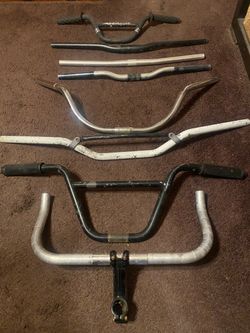 Lot of 7 Used Bike Handlebars $10 each