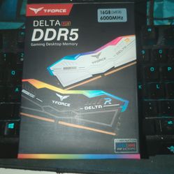 TEAMGROUP T-FORCE DELTA RGB DDR5 Ram 16GB (2x8GB) 6000MHz