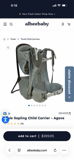 Thule child carrier hiking backpack