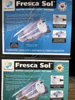 Water Cooled Prewired And Assembled Grow Lamps. 