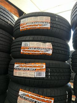 ✔️📲215/70/15 vendo set de llantas nuevas arroyo