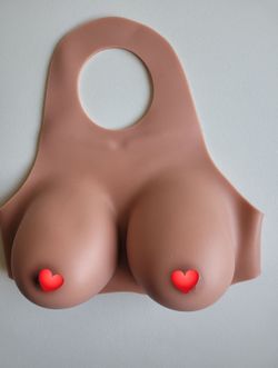 Fake Boobs Silicone Breastplate Breast Forms for Women Transgender Cosplay Drag Queen
