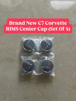 Brand New C7 Corvette Rims Center Cap (Set Of 4)