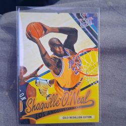 96-97 Fleer Ultra Shaquille O'Neil Gold medallion card