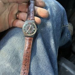 rare 1986 Swatch Gent RITZ model (GA400) featuring a roulette wheel dial design.