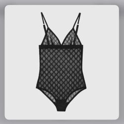 Lace Tulle Bodysuit 